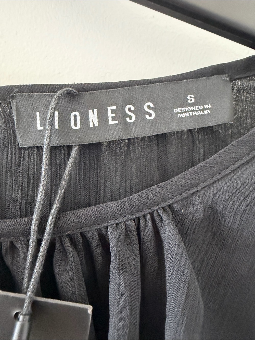 Lioness Black Sheer Tiered Mini Skirt - Picture 3 of 6